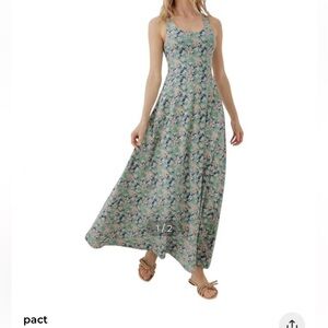 Pact cotton maxi dress sz XL